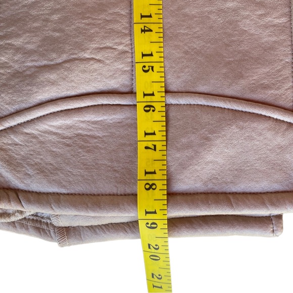 HP✨NWT SAGE the Label Rustic Heart Biker Faux Leather Moto Long Sleeve Jacket XS - Picture 15 of 16